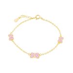 Bracelet with silver and stones