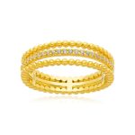 Ring with silver and stones