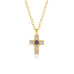 Necklace with silver and stones